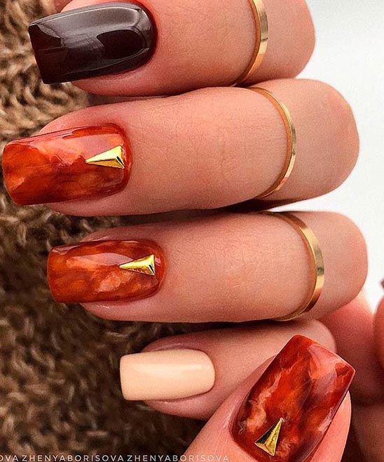 Marble Effect Nails
