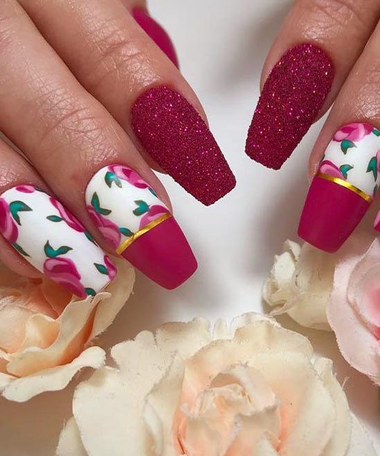 Matt Burgundy Nail Polish