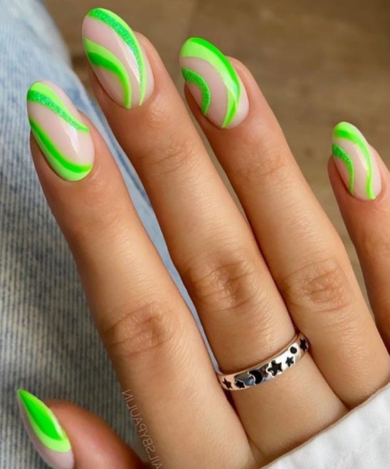 Mint Green Nails Design