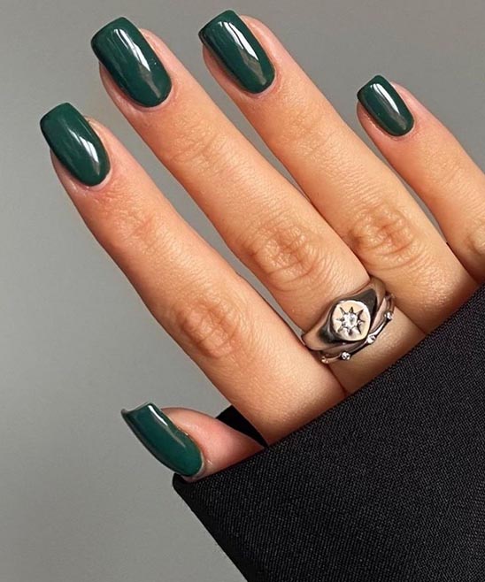 Nail Designs Emerald Green