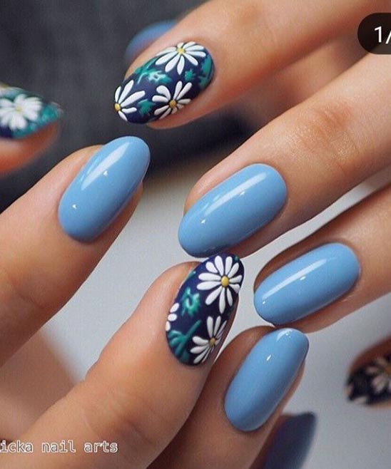Nail Art Designs Blue