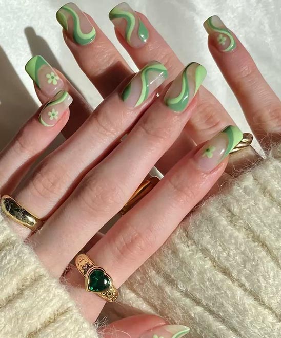 Nail Art Designs Lime Green