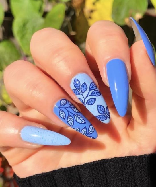 Nail Art Designs Royal Blue