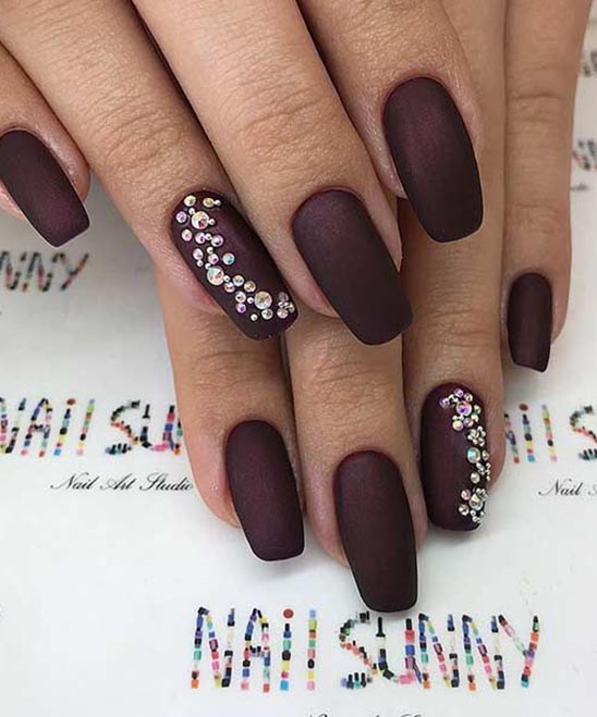 Nail Color Burgundy