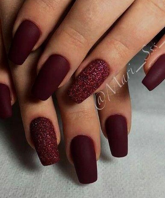 Nail Color That Goes With Burgundy Dress