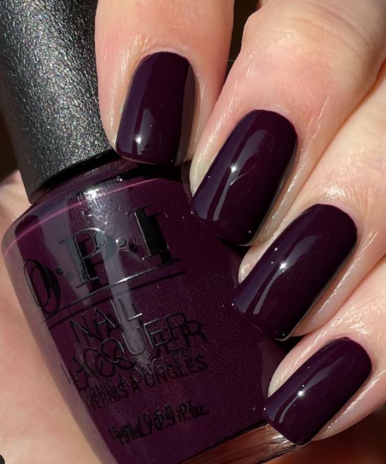 Nail Color for Burgundy Dress