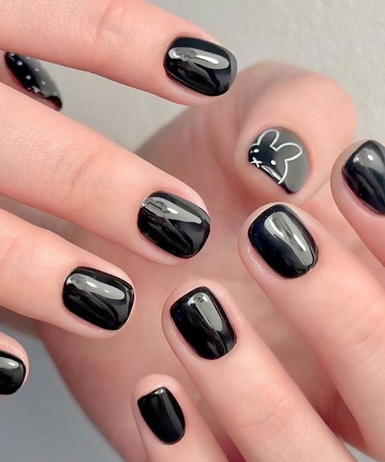 Nail Designs Black and White