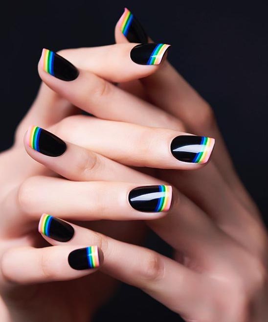 Nail Designs French Manicure Glitter