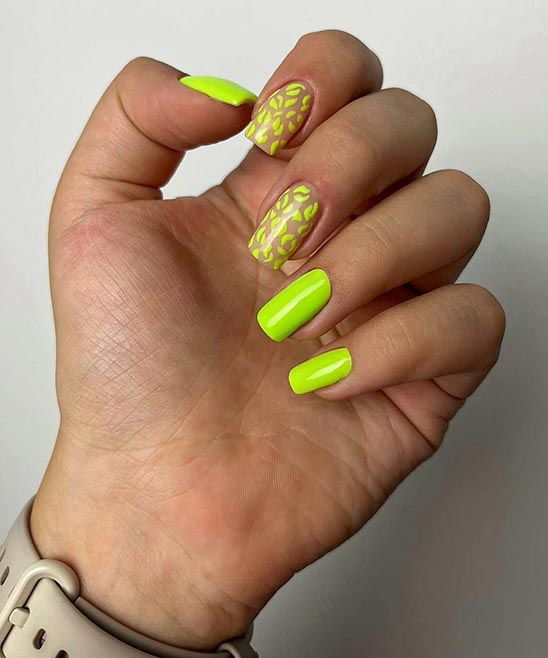 Nail Designs Lime Green