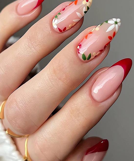 Nail Designs Pink French Tip