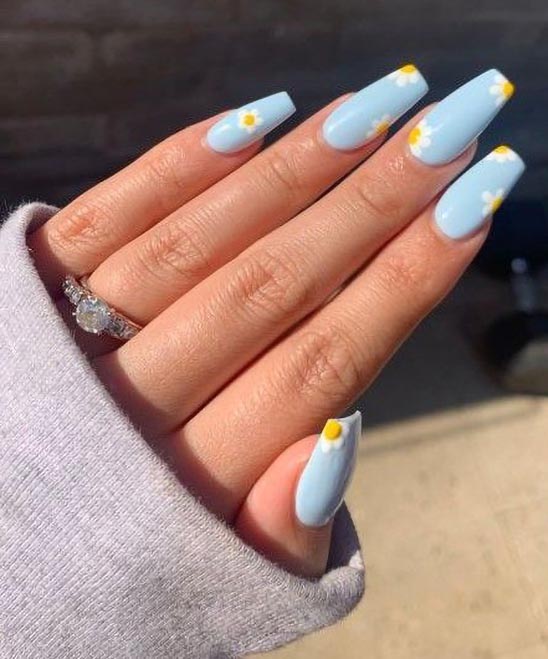 Nail Designs With Baby Blue