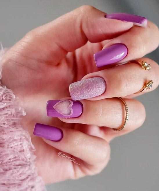 Nail Designs With Purple