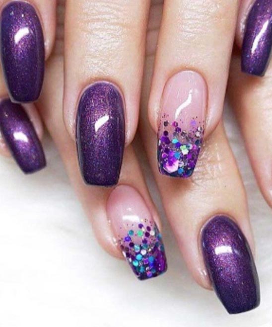 Nail Designs With Purple