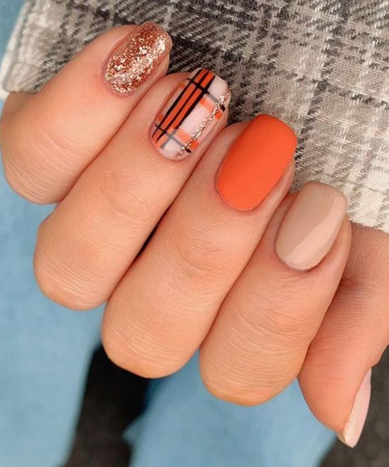 Nail Designs for Thanksgiving and Christmas