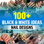 Nail Ideas Black and White