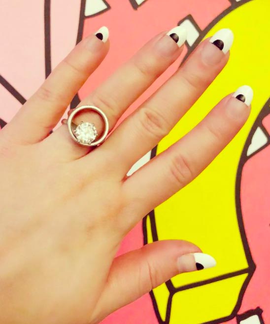 Nail Ideas With Black and White