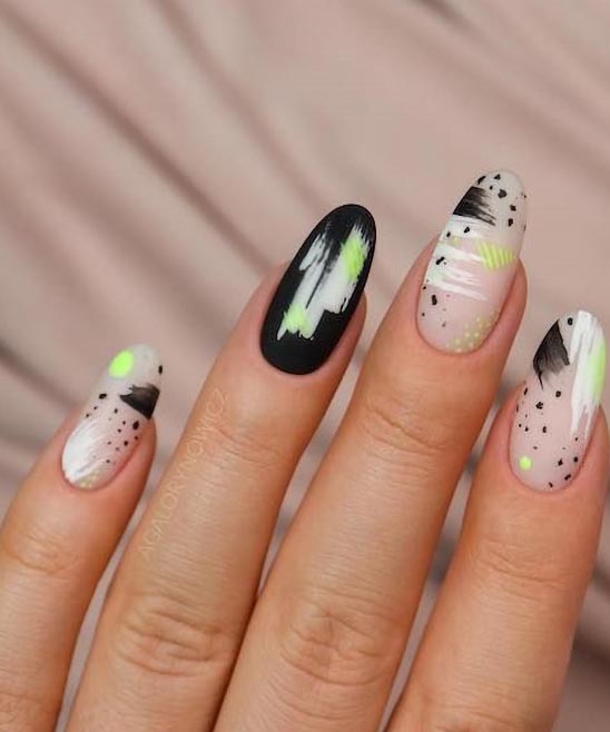 Nails Ideas Black and White