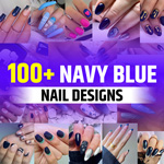 Navy Blue Nail Designs 2023