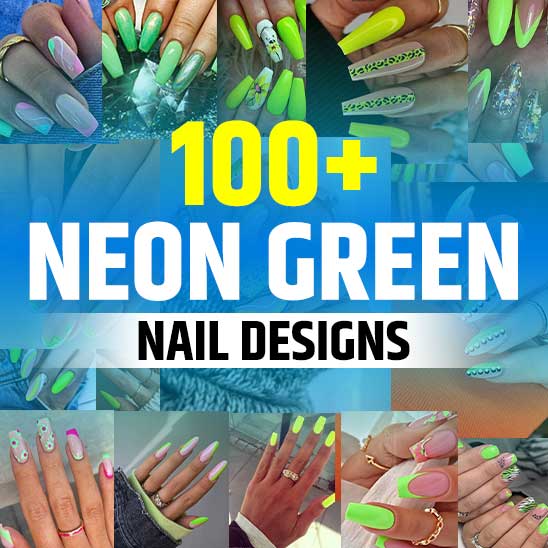 Neon Green Nail Designs