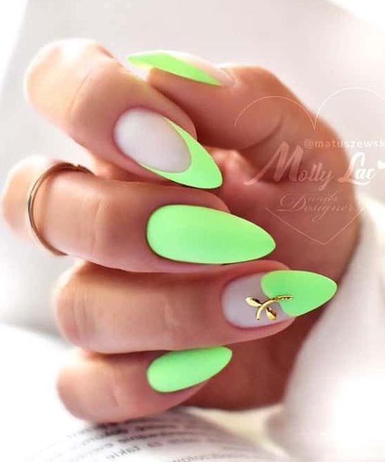 Neon Green Nail Designs Pinterest