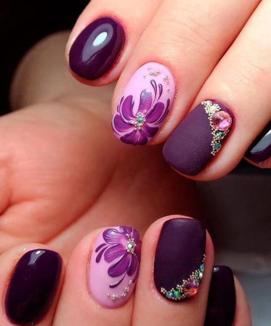 Pastel Purple Nail Designs