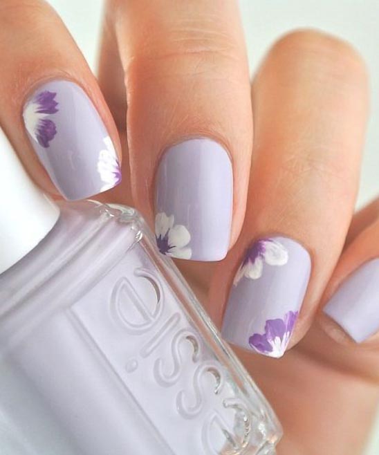 Pastel Purple Nail Designs