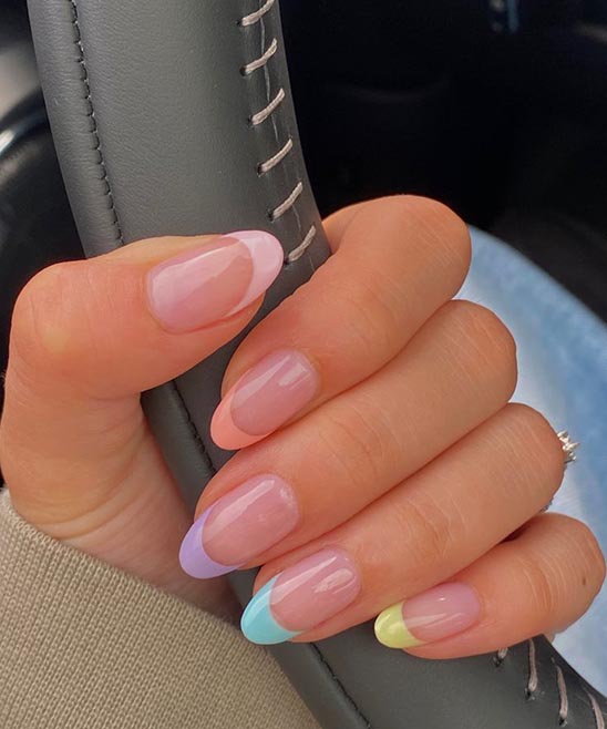 Pink French Nail Designs