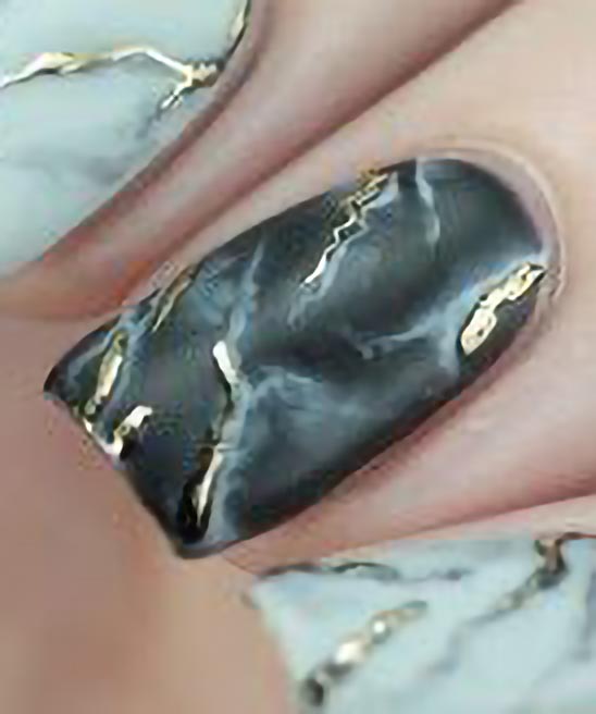 Pink Marble Nail Designs