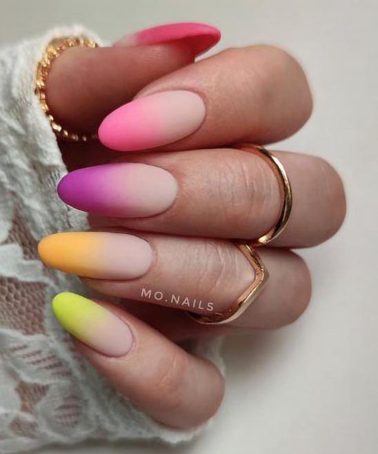 Pink Nail Designs Almond
