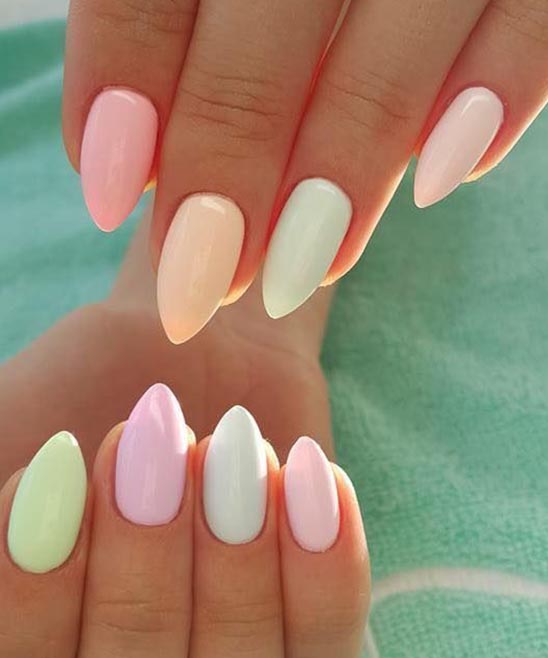 Pink and White Ombre Nails Coffin