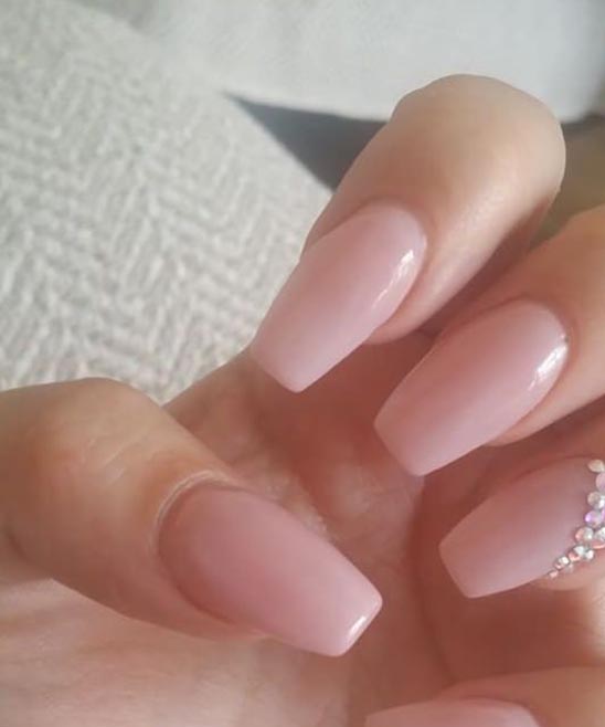 Pink and White Ombre Nails Coffin