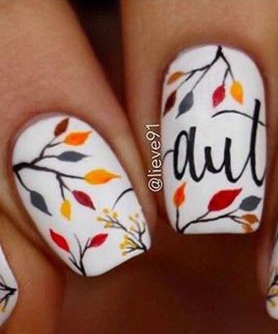 Pinterest Thanksgiving Nail Art