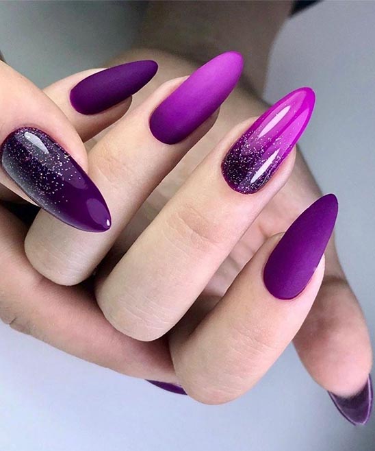 Purple Nails Designs 2023
