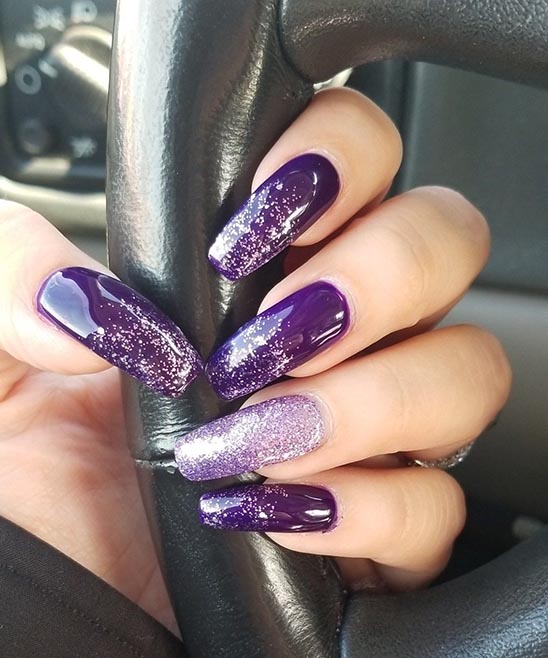 Purple Summer Nail Designs