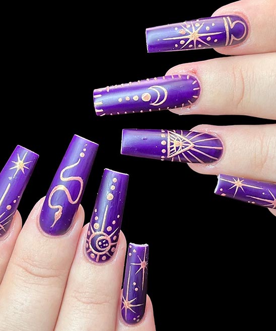 Purple and Pink Nail Designs