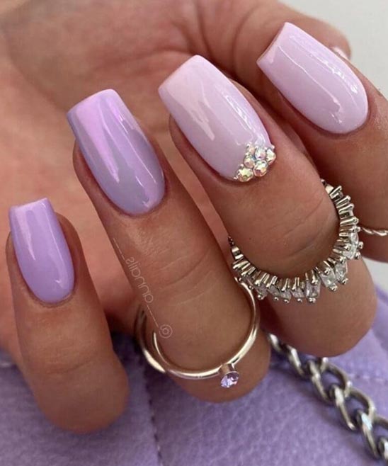 Purple and Pink Nail Designs