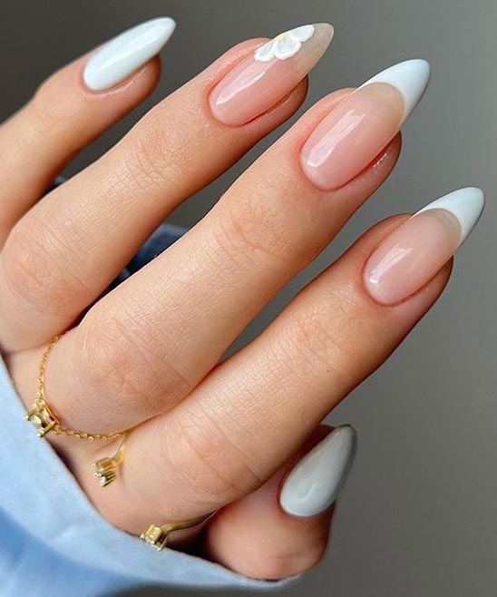 Red White Blue Marble Nails