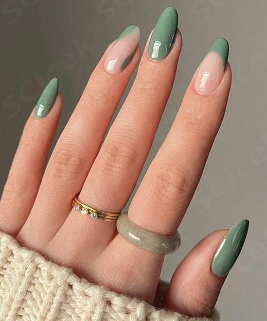 Sage Green Acrylic Nails Designs