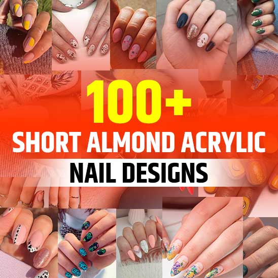 Short Almond Acrylic Nails