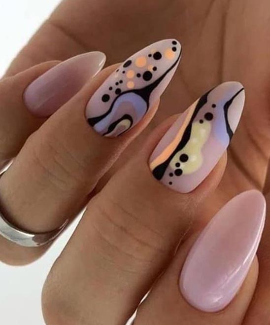 Short Almond Shaped Nails Designs