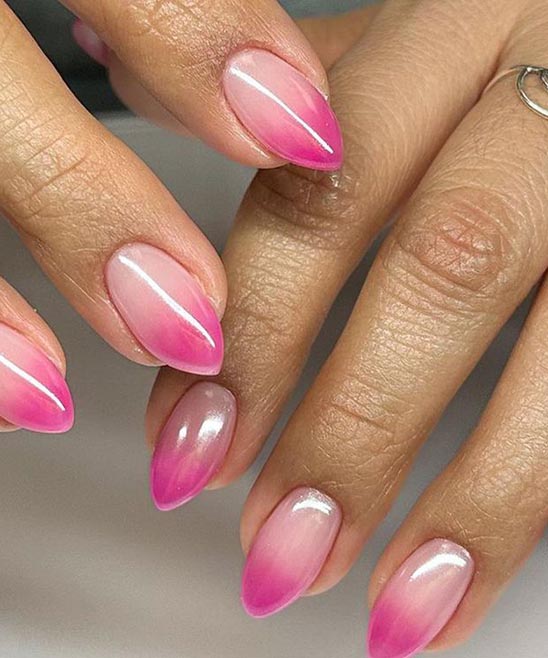 Short French Tip Nails with Design