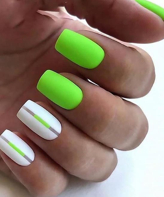 Simple Green Nail Designs