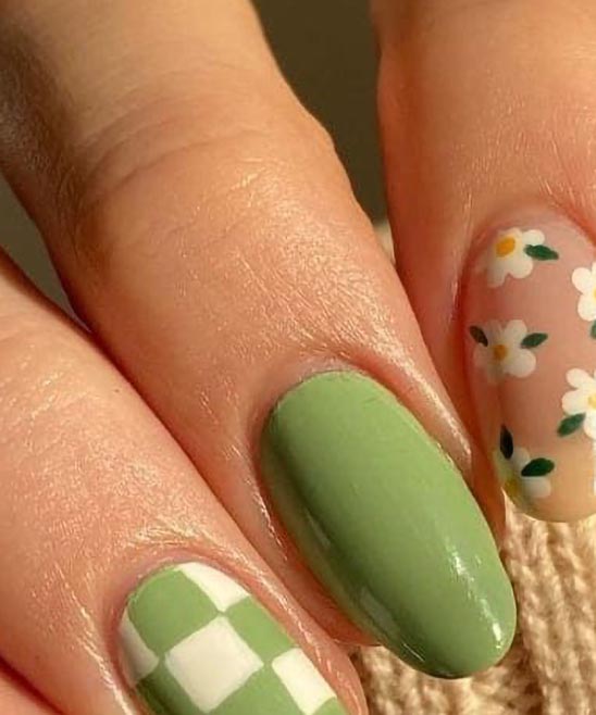 Simple Green Nail Designs