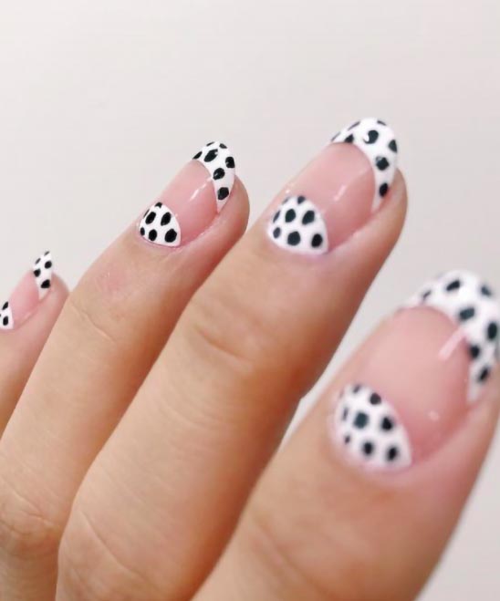 Simple Nail Art Designs Black and White