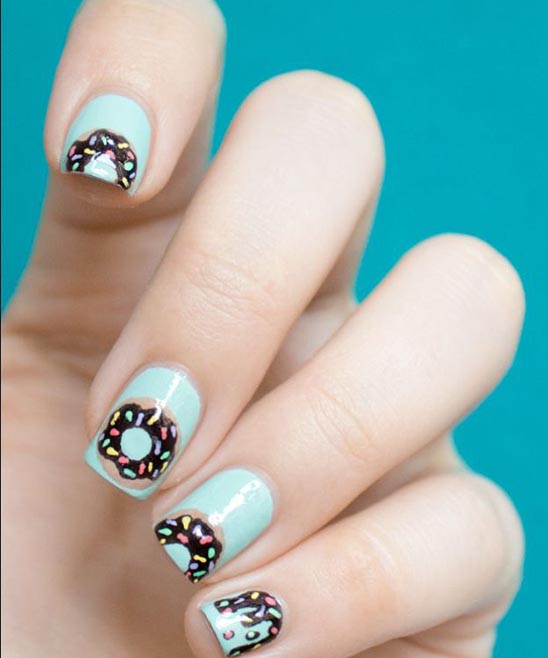 Simple Nail Art Designs Lines for Black Nails