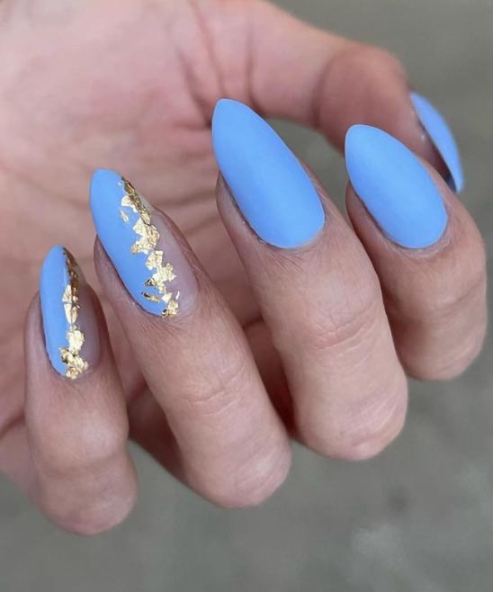 Simple Nail Designs Light Blue