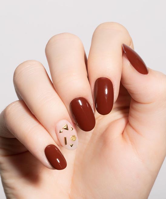 Simple Thanksgiving Nail Colors