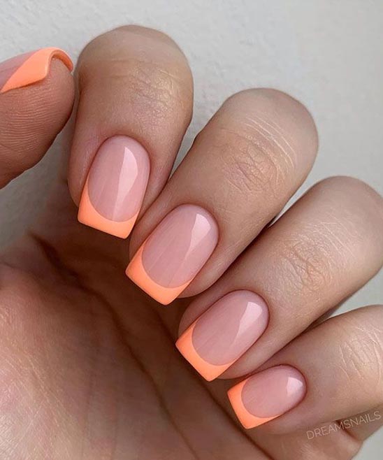 Spring French Tip Nail Designs