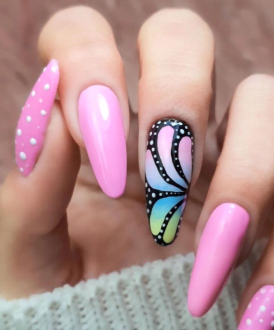 Spring French Tip Nail Designs