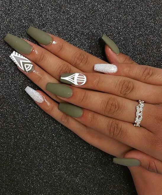 Spring Nail Designs 2023 Coffin Shape